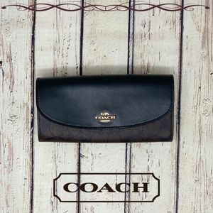 Coach Signature Slim Envelope Wallet